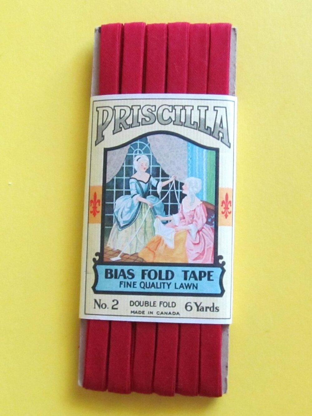 2/$20 Vintage Priscilla Bias fold tape trim